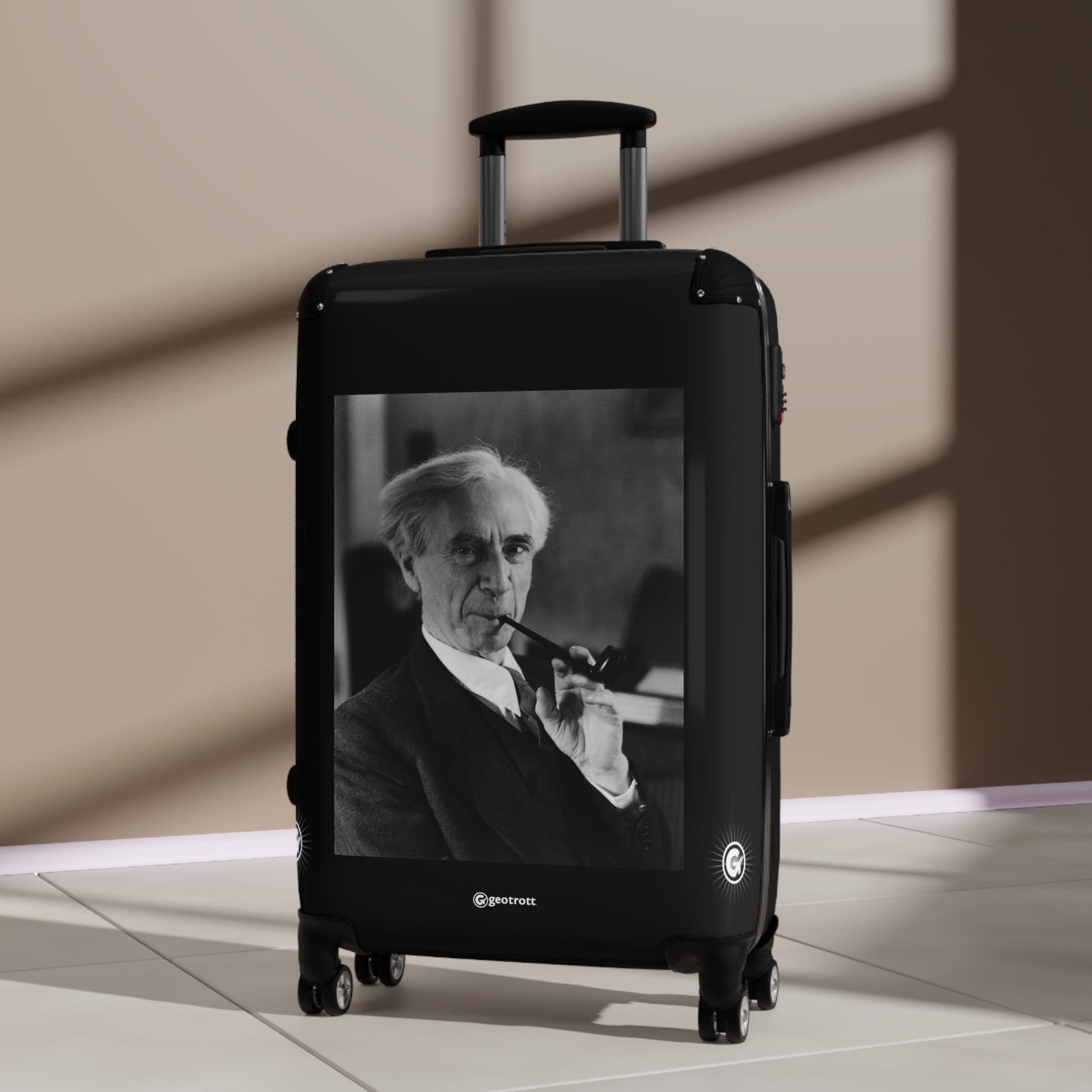 Bertrand Russell Philosopher Mathematician Logician 20TH CENTURY Photos Luggage Bag Rolling Suitcase Spinner