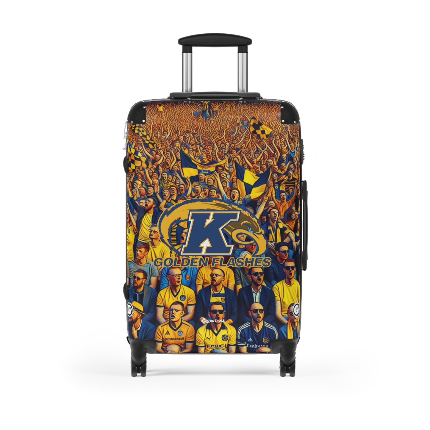 Kent State Golden Flashes COLLEGE Luggage Bag Rolling Suitcase Travel Accessories