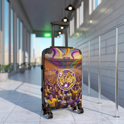 Louisiana State University Tigers NCAA College Football Luggage Bag Rolling Suitcase Travel Accessories