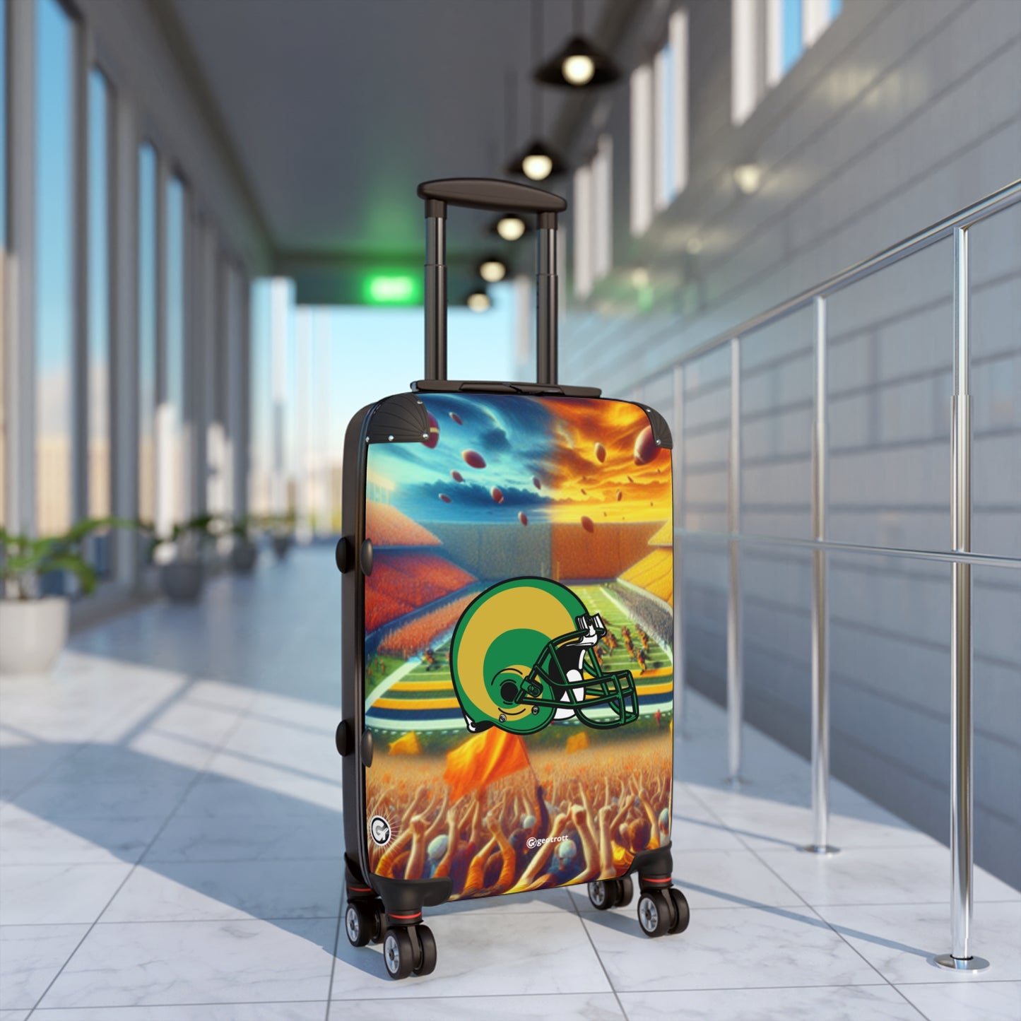 Colorado State Rams Football NCAA COLLEGE Team Luggage Bag Rolling Suitcase Spinner