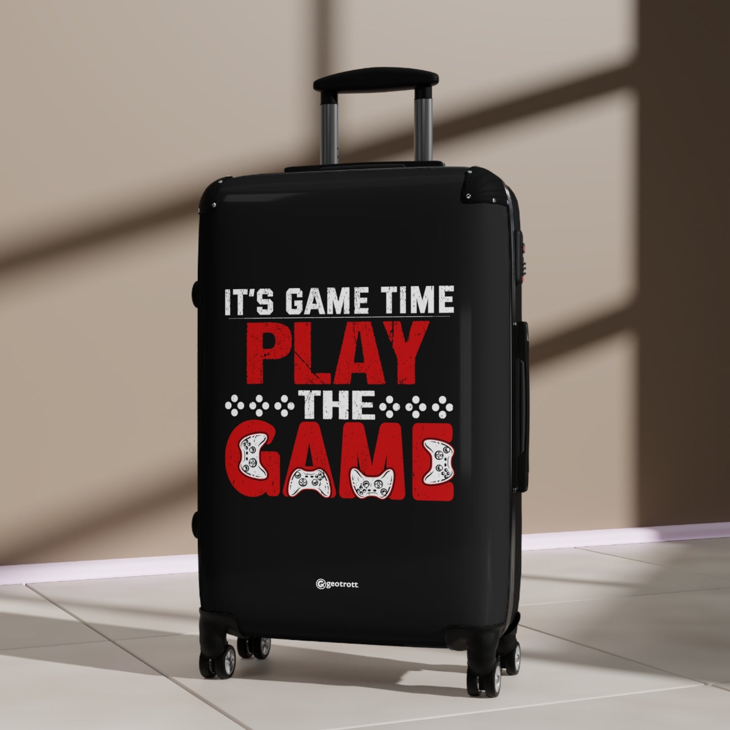 Its Game Time Play the Game Gamer Gaming Suitcase-Bags-Geotrott