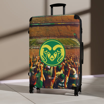 Colorado State Rams COLLEGE Team Luggage Bag Rolling Suitcase Travel Accessories