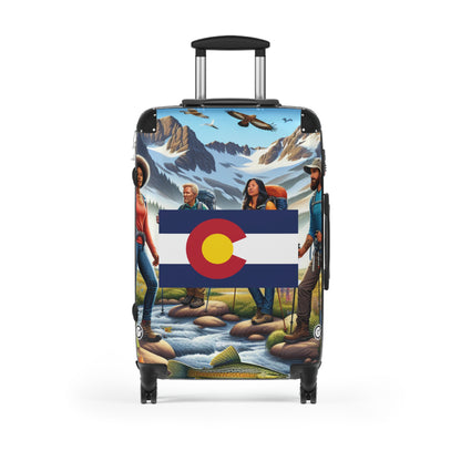 Colorado USA STATE FLAGS Luggage Bag Rolling Suitcase Travel Accessories