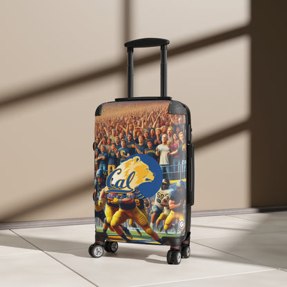 California University Golden Bears Football Team Luggage Bag Rolling Suitcase Spinner