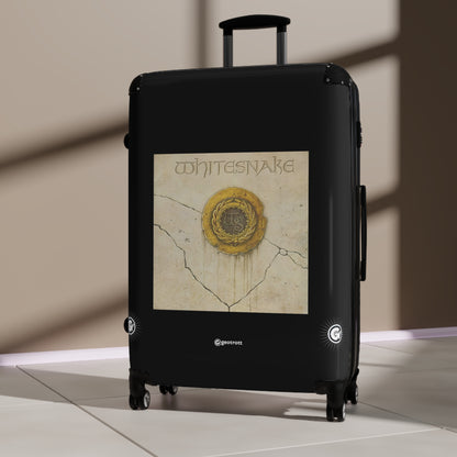 Whitesnake Eighties Music Album Luggage Bag Rolling Suitcase Spinner