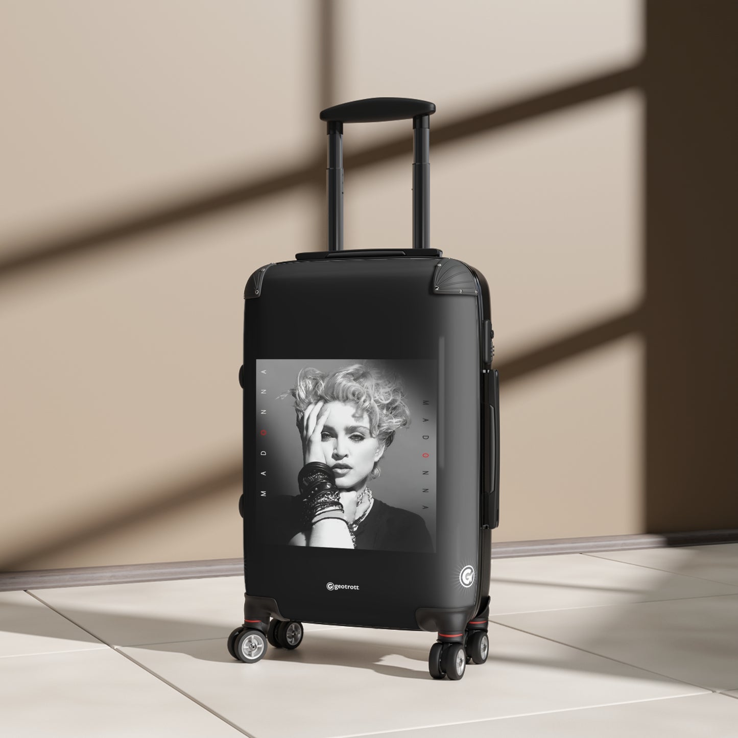 Madonna Madonna Eighties Music Album Luggage Bag Rolling Suitcase Spinner