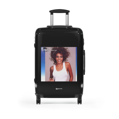 Whitney Houston Whitney Eighties Music Album Luggage Bag Rolling Suitcase Spinner