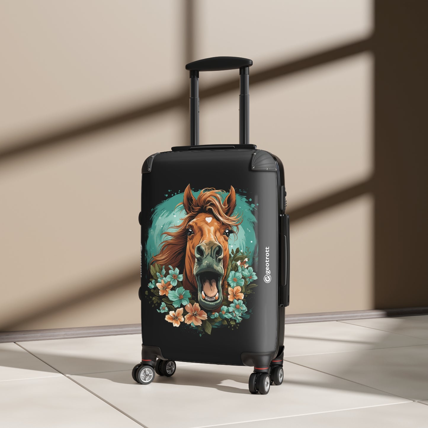 THE T shirt Design a painting of a brown horse with flo bd4708c2 6ae3 472d ab83 5036138a9244 0