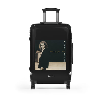 Michael Bolton Soul Provider Eighties Music Album Luggage Bag Rolling Suitcase Spinner