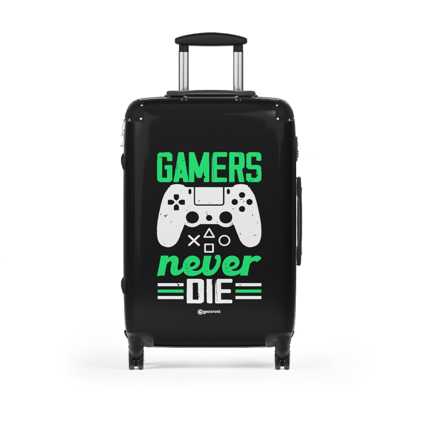 Gamers never Die 3 Gamer Gaming Suitcase-Bags-Geotrott