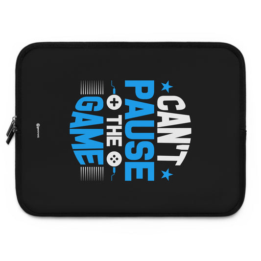 Can't Pause the Game Gamer Gaming Lightweight Smooth Neoprene Laptop Sleeve