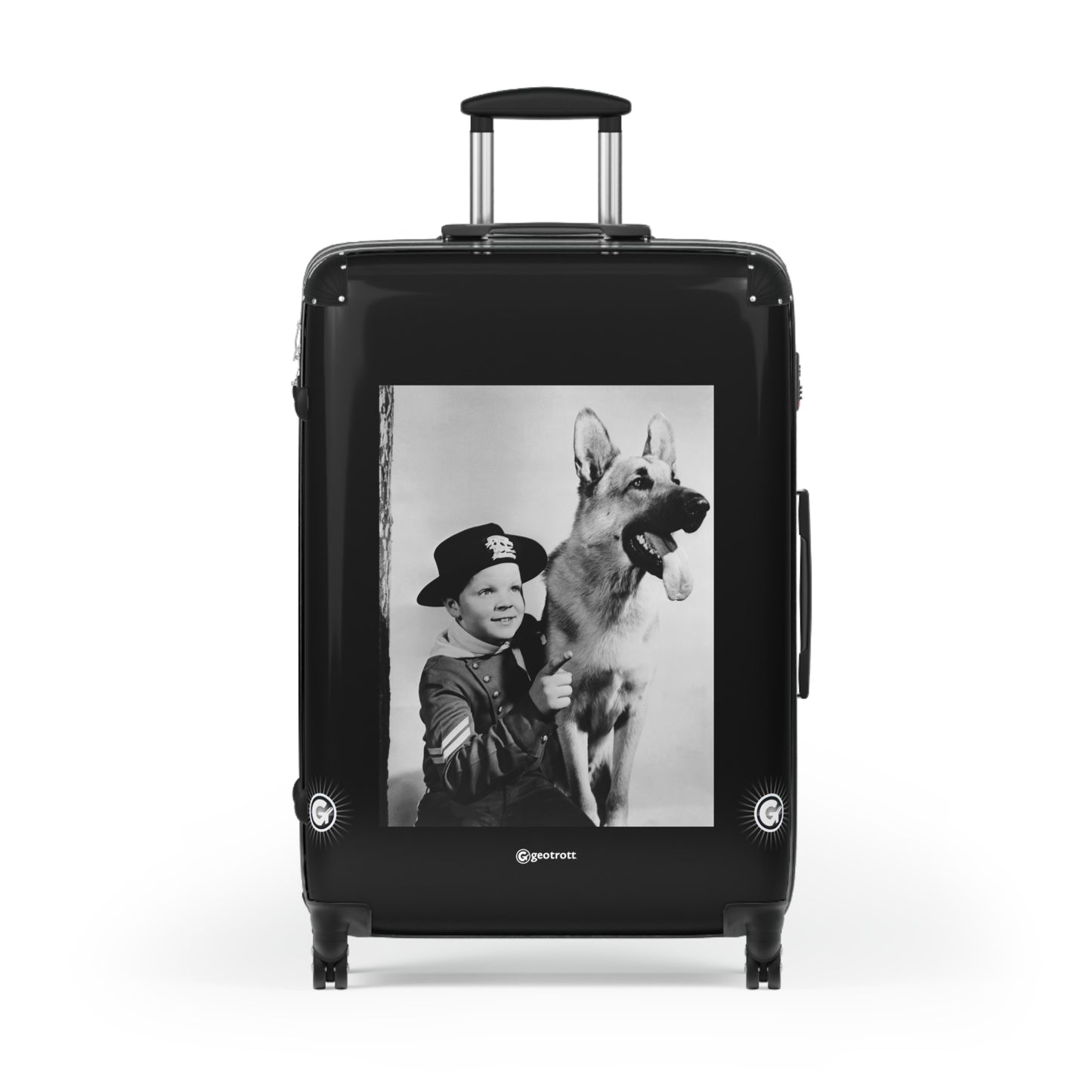 Adventures of Rin Tin Tin TV series 1954-1959 20TH CENTURY Photos Luggage Bag Rolling Suitcase Spinner