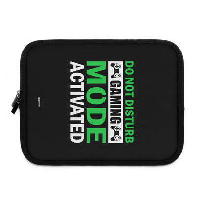 Do not Disturb Gaming Mode Activated Gamer Gaming Lightweight Smooth Neoprene Laptop Sleeve