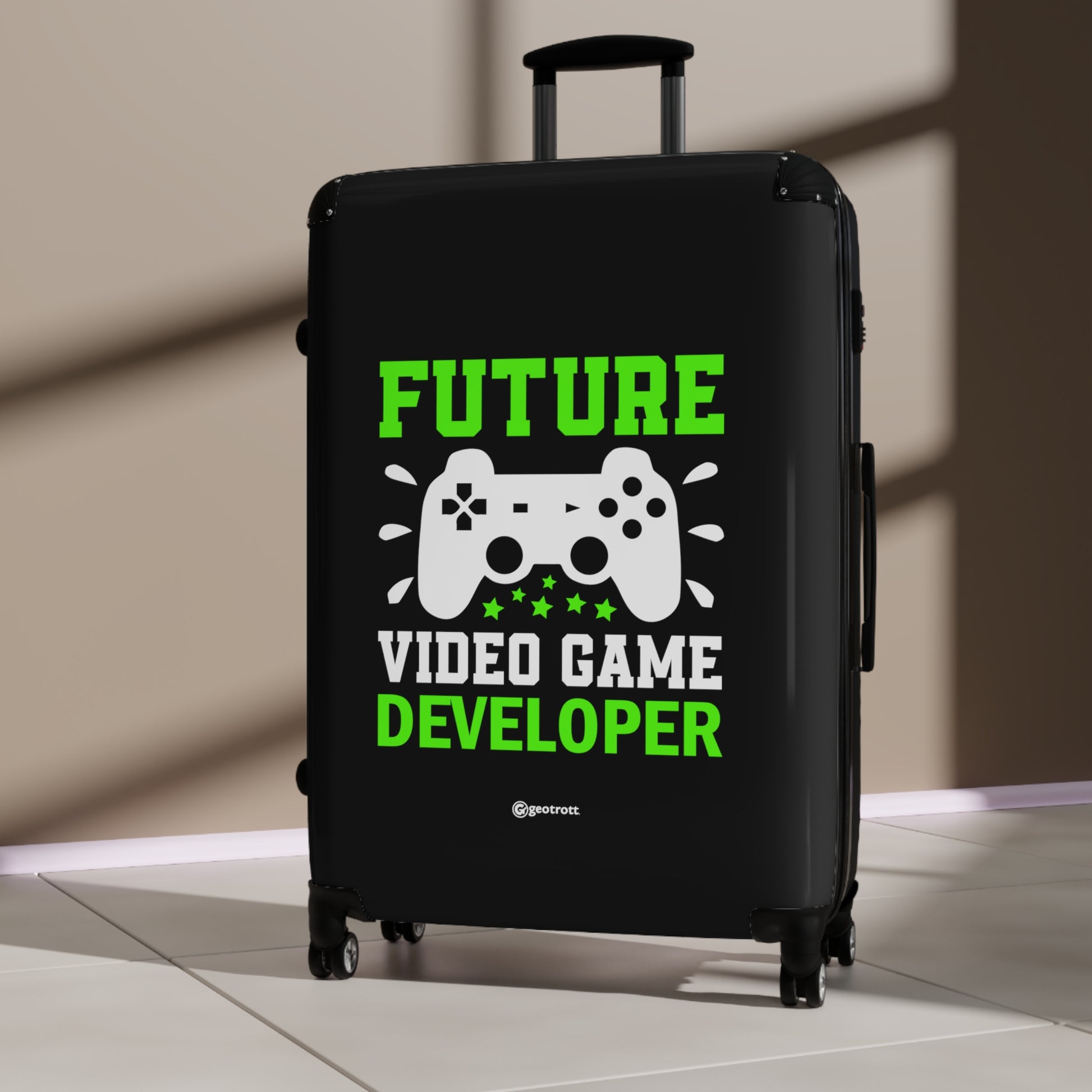 Future Video Game Developer Gamer Gaming Suitcase-Bags-Geotrott