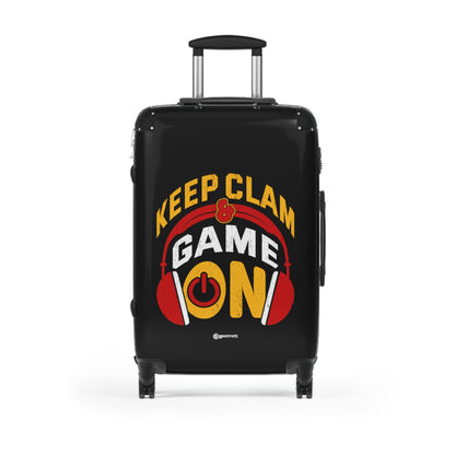 Keep Calm and Game on Gamer Gaming Suitcase-Bags-Geotrott