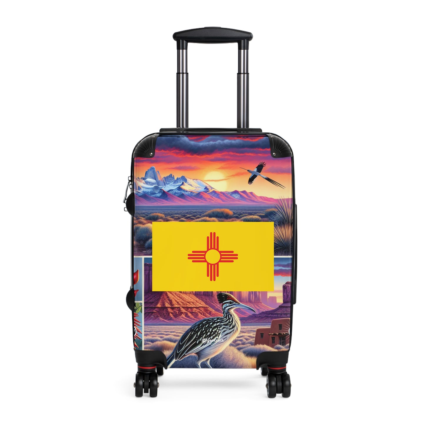 New Mexico USA STATE FLAGS Luggage Bag Rolling Suitcase Travel Accessories