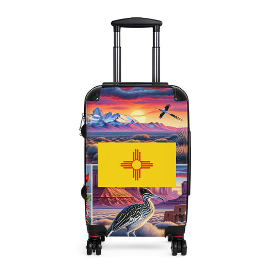 New Mexico USA STATE FLAGS Luggage Bag Rolling Suitcase Spinner