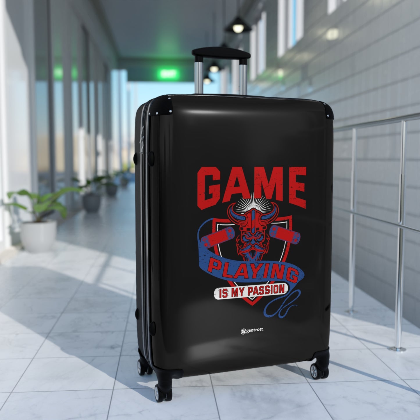 Game Playing is a Passion Game Gaming Suitcase-Bags-Geotrott