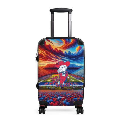 Mississippi Ole Miss Rebel COLLEGE Team Luggage Bag Rolling Suitcase Travel Accessories