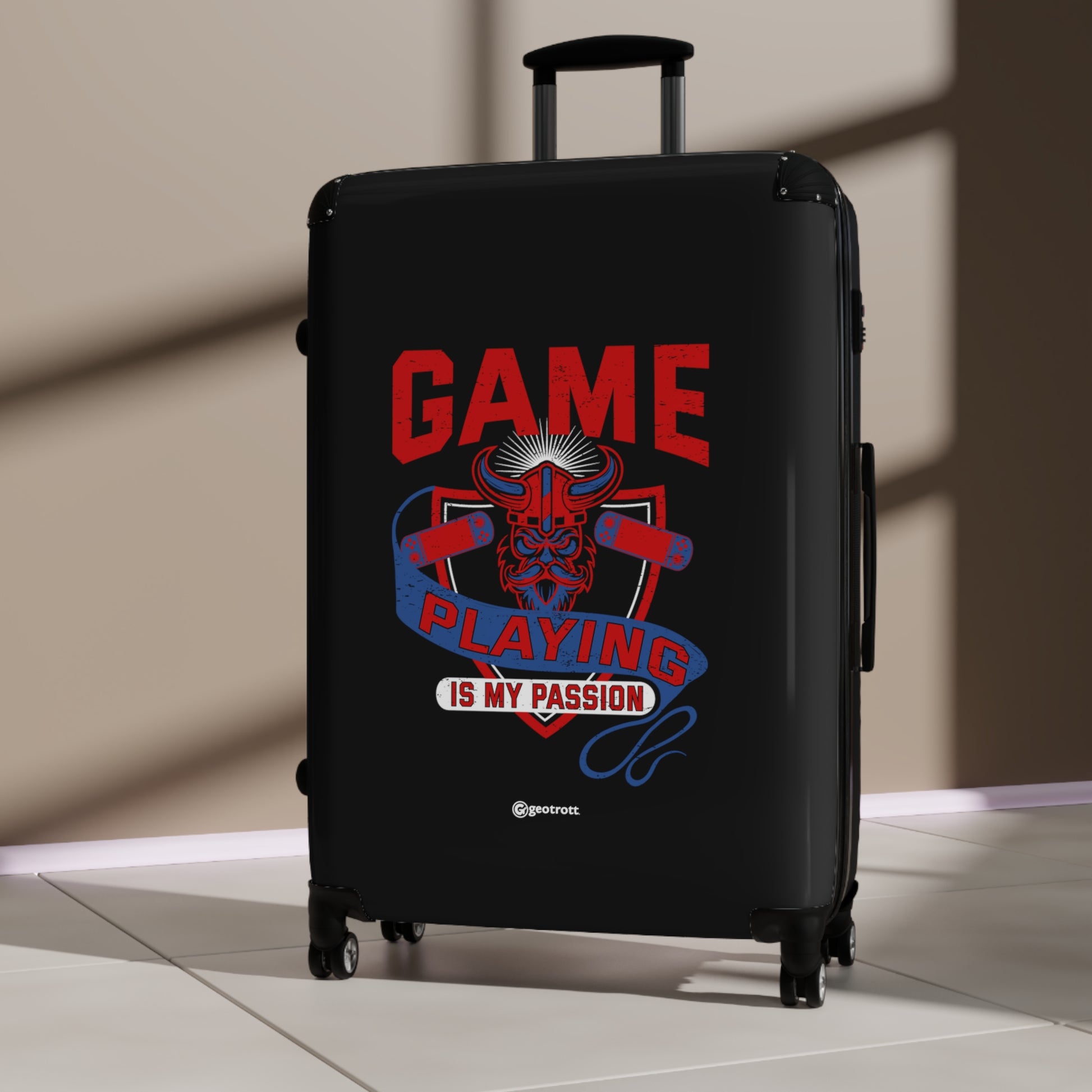 Game Playing is a Passion Game Gaming Suitcase-Bags-Geotrott