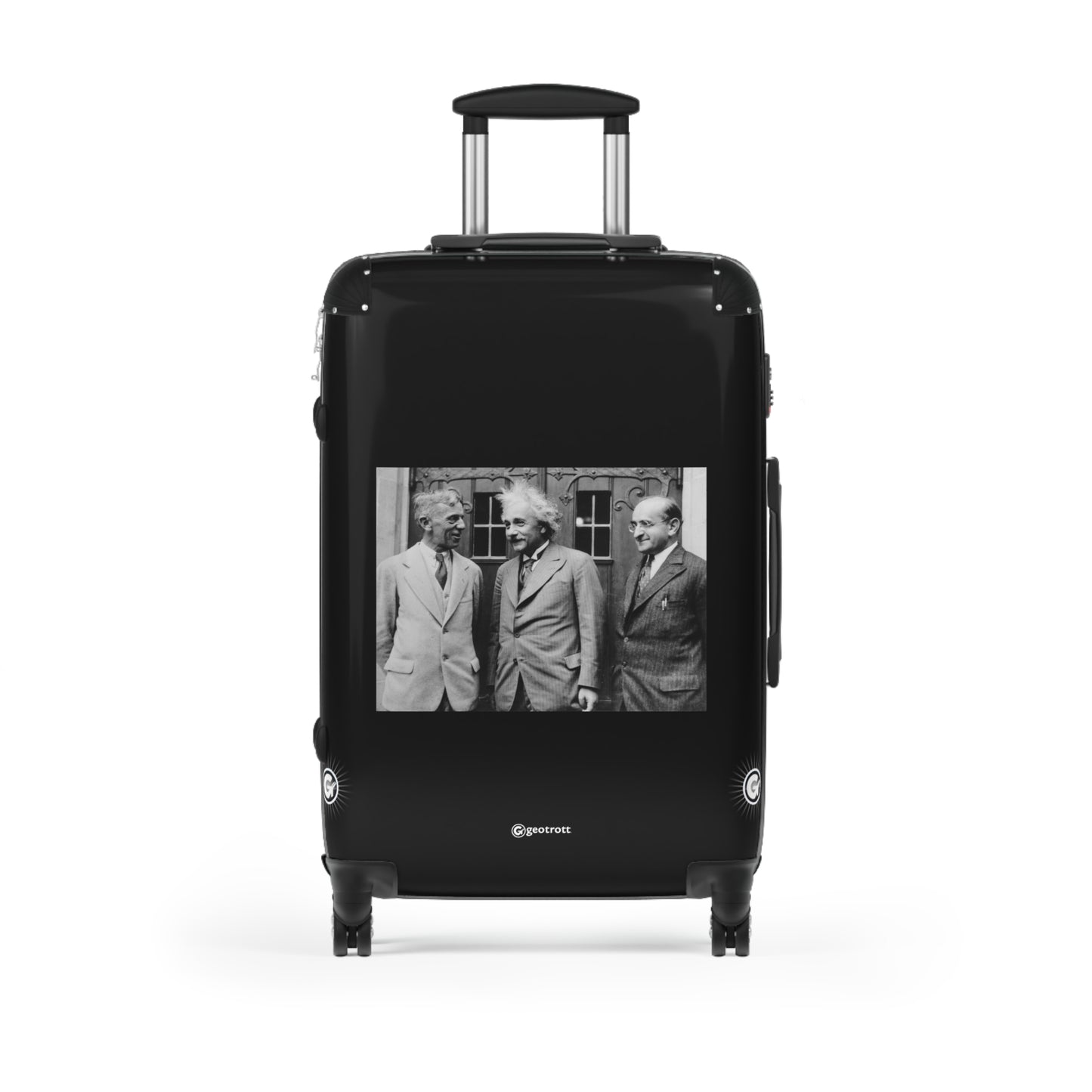 Einstein with colleagues Eisenhart and Mayer 20TH CENTURY Photos Luggage Bag Rolling Suitcase Spinner