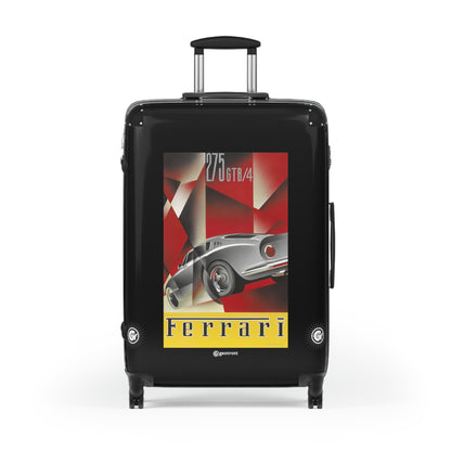 Ferrari 275 GTB4 Vintage Posters Retro Ad Luggage Bag Rolling Suitcase Spinner