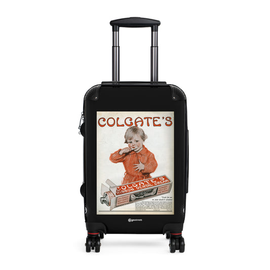 Chocolate's Ribbon Dental Cream Vintage Posters Retro Ad Luggage Bag Rolling Suitcase Spinner