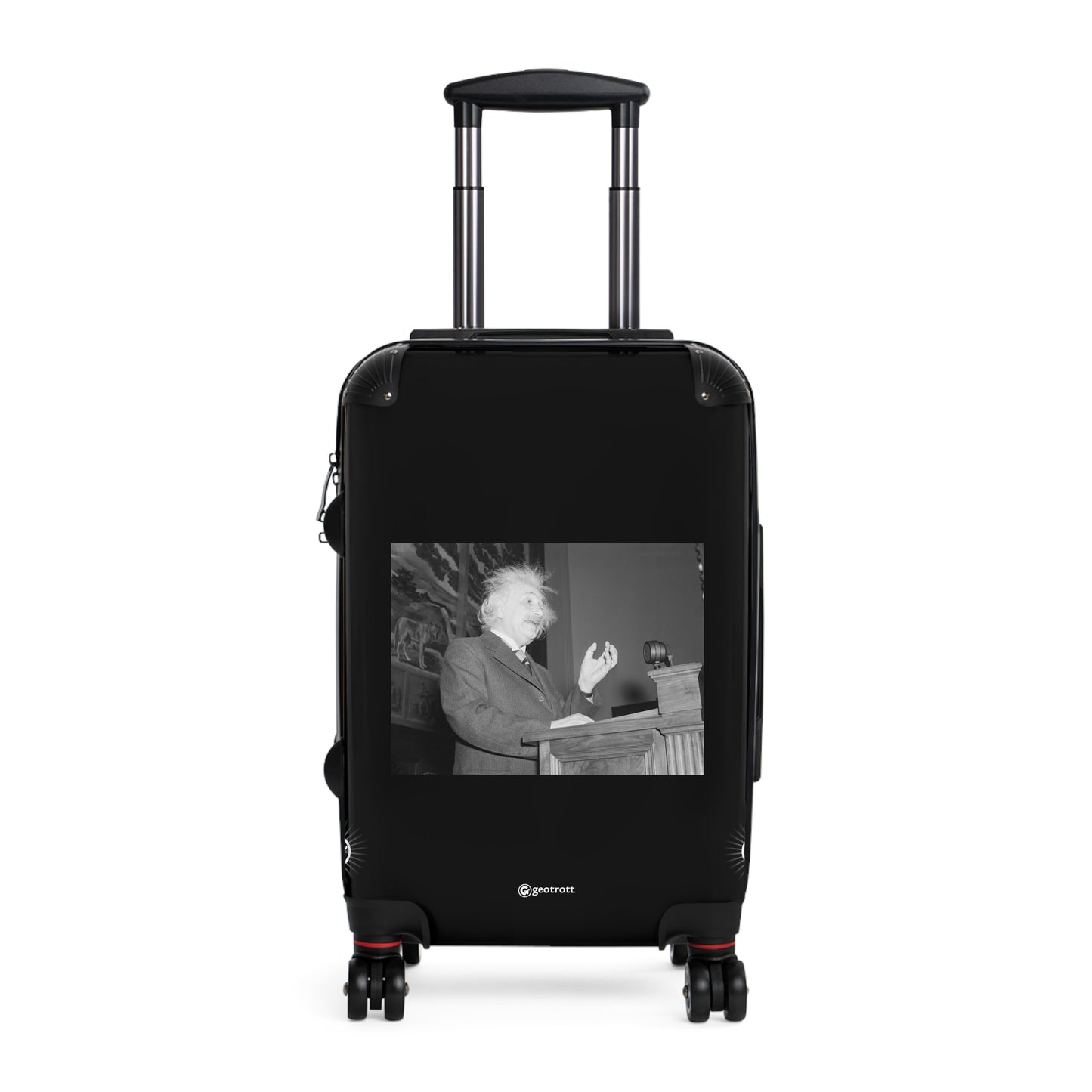 Albert Einstein Addressing Scientists 20TH CENTURY Photos Luggage Bag Rolling Suitcase Spinner