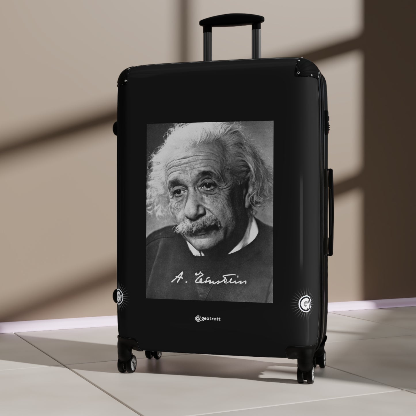 Albert Einstein USA Department of Energy 20TH CENTURY Photos Luggage Bag Rolling Suitcase Spinner