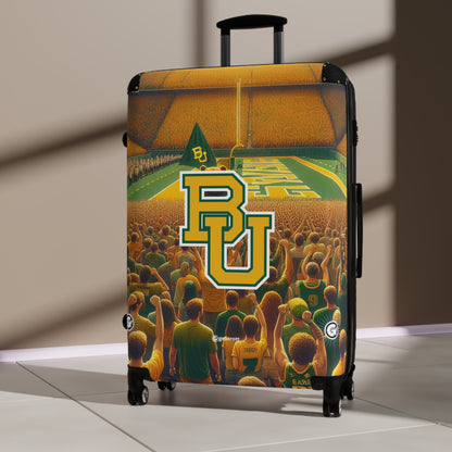 Baylor University Bears NCAA College Team Luggage Bag Rolling Suitcase Spinner