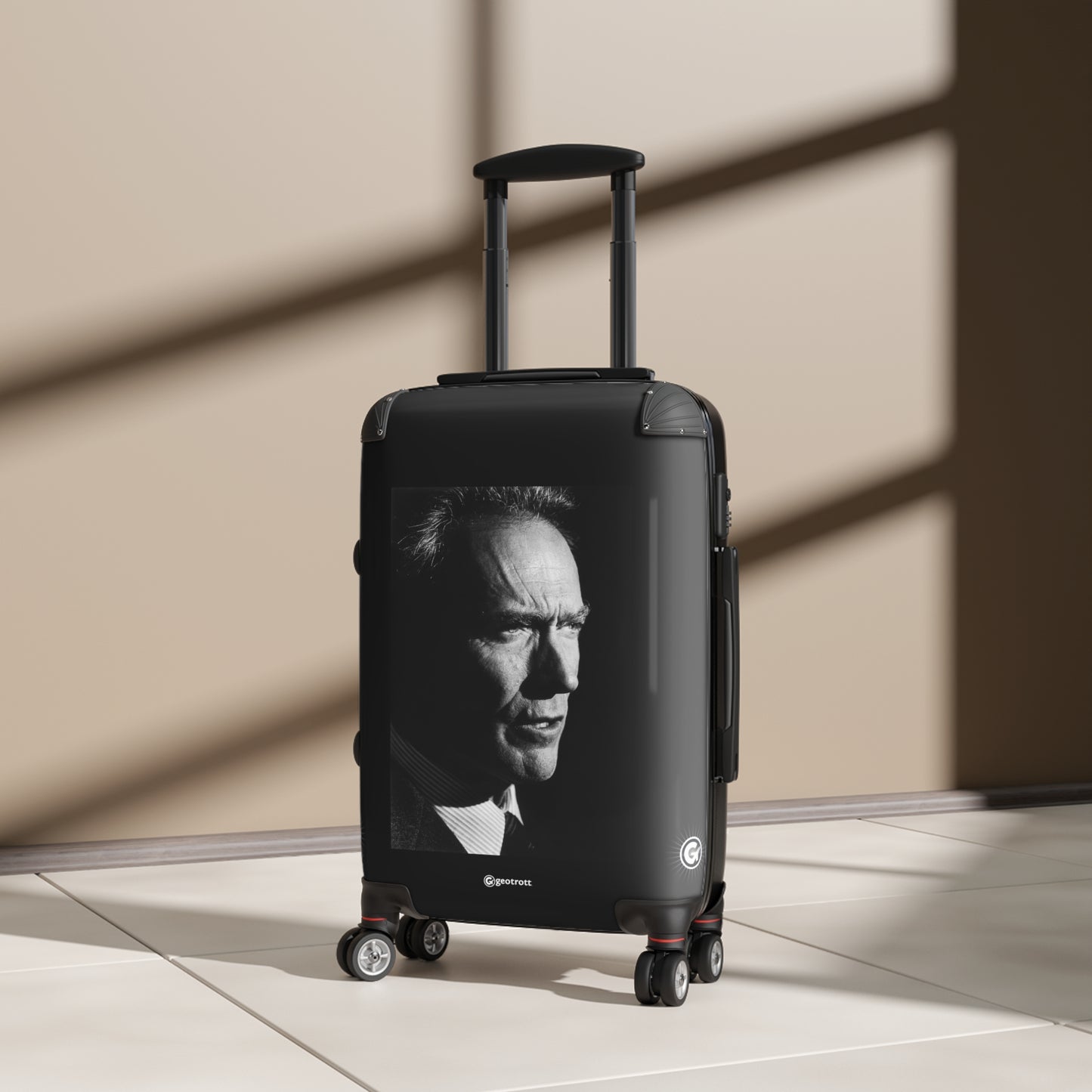 Clinton Eastwood Jr American actor and film director 20TH CENTURY Photos Luggage Bag Rolling Suitcase Spinner