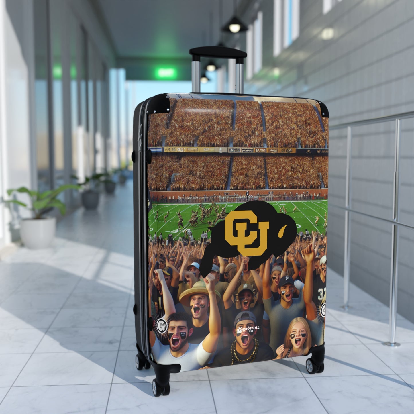 The Missouri Tigers Football College Team Luggage Bag Rolling Suitcase Travel Accessories