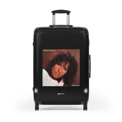 Barbara Streisand Memories Eighties Music Album Luggage Bag Rolling Suitcase Spinner