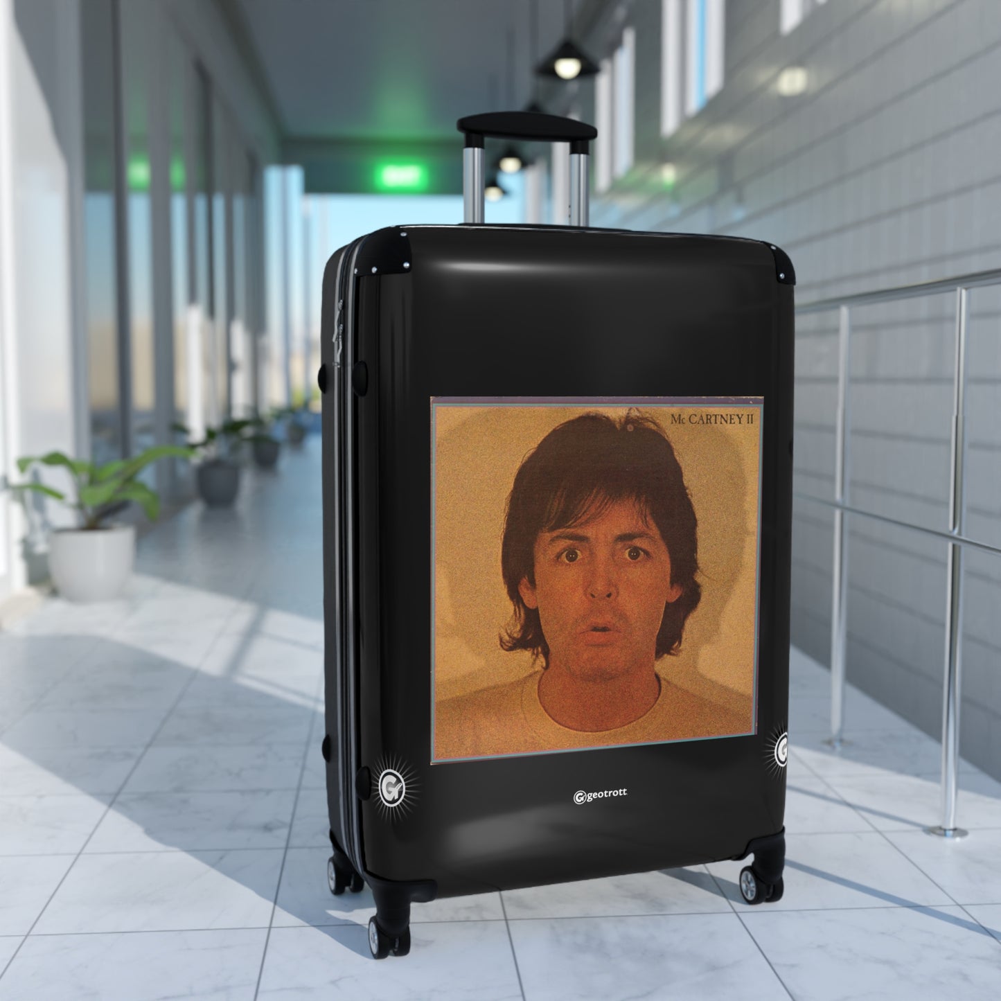 Paul Mc Cartney McCartney 2 1980 Luggage Bag Rolling Suitcase Travel Accessories