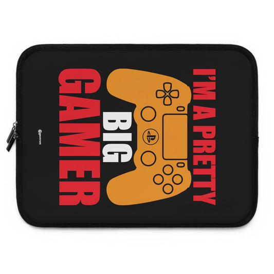 Funda para portátil de neopreno para juegos Soy un gran jugador