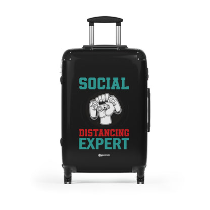 Social Distancing Expert Gamer Gaming Suitcase-Bags-Geotrott