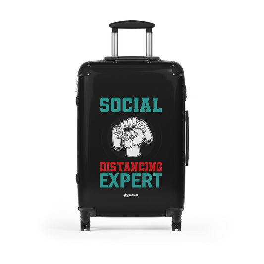 Social Distancing Expert Gamer Gaming Suitcase-Bags-Geotrott