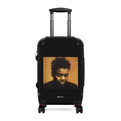 Tracie Chapman Eighties Music Album Luggage Bag Rolling Suitcase Spinner