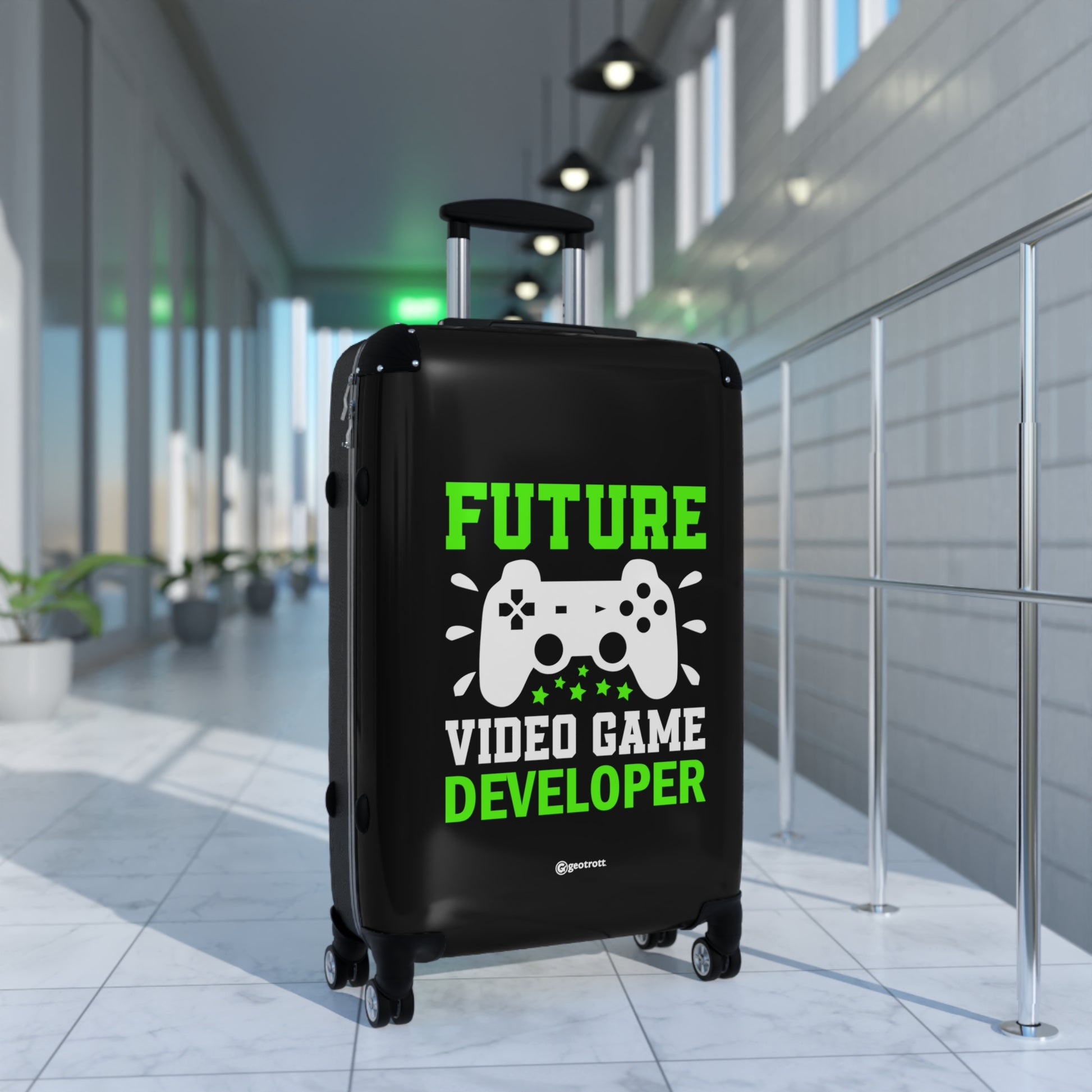 Future Video Game Developer Gamer Gaming Suitcase-Bags-Geotrott