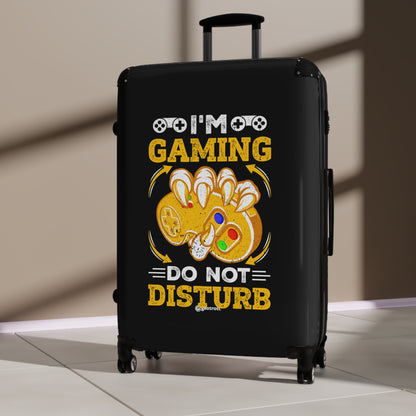 I'm Gaming do not Disturb Gamer Gaming Suitcase-Suitcase-Geotrott