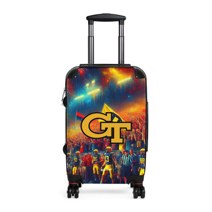 Georgia Tech Yellow Jackets College Football Team Luggage Bag Rolling Suitcase Spinner