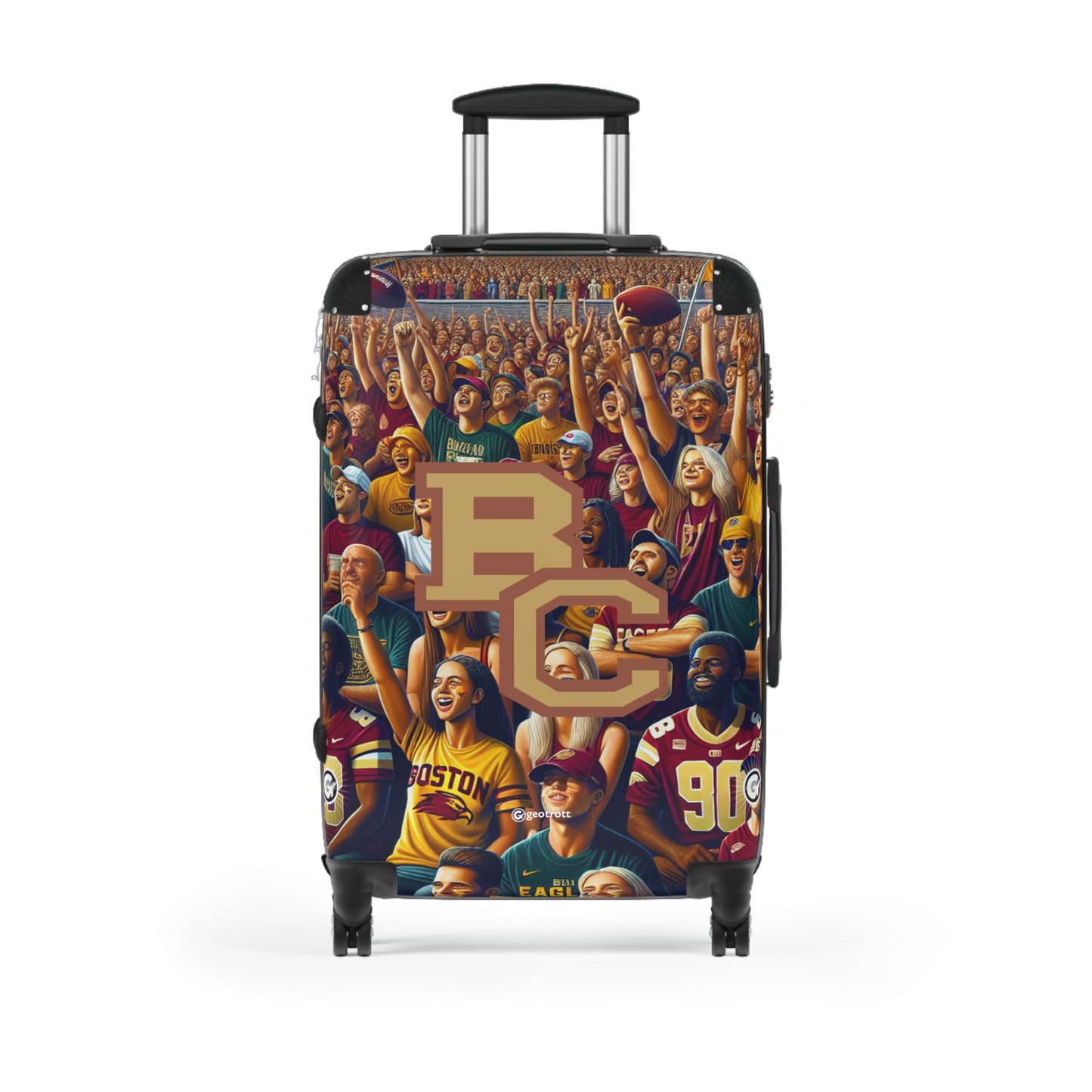 Boston College Eagles Teams Luggage Bag Rolling Suitcase Travel Accessories