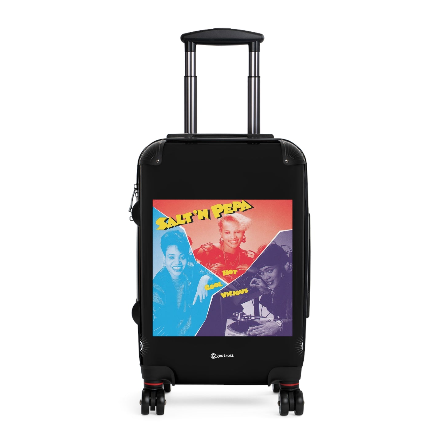 Salt N Pepa Hot Cool & Vicious 1986 Luggage Bag Rolling Suitcase Travel Accessories