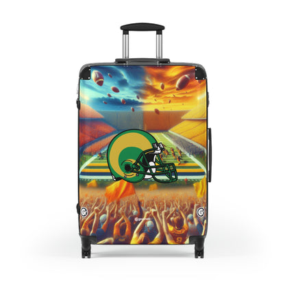 Colorado State Rams Football NCAA COLLEGE Team Luggage Bag Rolling Suitcase Spinner