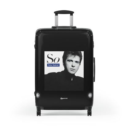 Peter Gabriel So Eighties Music Album Luggage Bag Rolling Suitcase Spinner