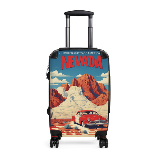 Nevada Adventure: Vintage Travel Poster, Desert Landscape Road Trip Vintage Travel Poster