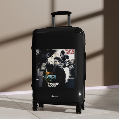 New Kids on the Block Hanging Tough Eighties Music Album Luggage Bag Rolling Suitcase Spinner