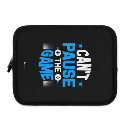 Can't Pause the Game Gamer Gaming Lightweight Smooth Neoprene Laptop Sleeve