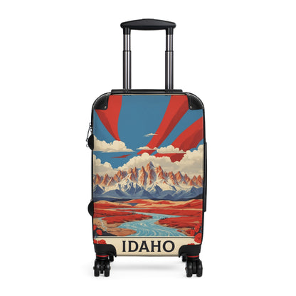 Idaho's Wild Majesty: Vintage Travel Poster Art, Mountain River Landscape Vintage Travel Poster