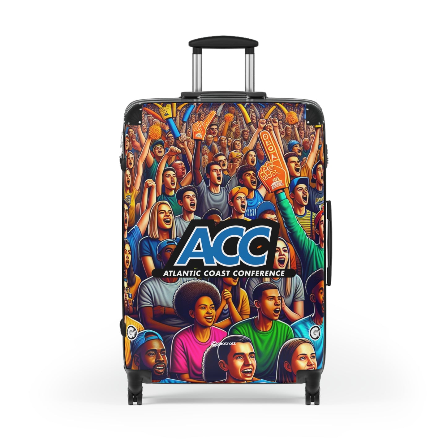 Atlantic Coast Conference NCAA Luggage Bag Rolling Suitcase Spinner